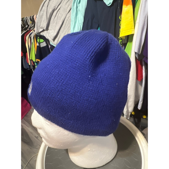 Unisex The North Face Beanie Hat One Size Blue - Picture 4 of 5